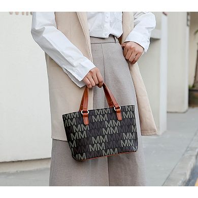 MKF Collection Lady II M Signature Tote & Wallet Set by Mia K