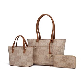 MKF Collection Lady II M Signature Tote & Wallet Set by Mia K