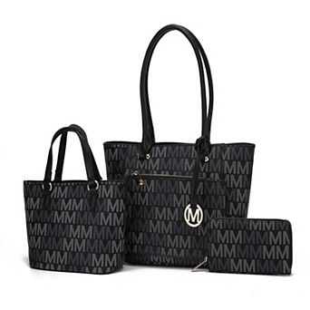 MKF Collection Lady II M Signature Tote & Wallet Set by Mia K