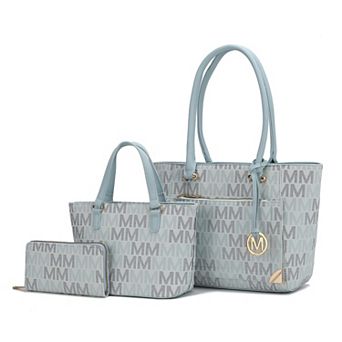 MKF Collection Lady II M Signature Tote & Wallet Set by Mia K