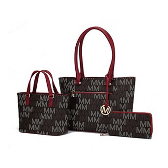 MKF Collection Lady II M Signature Tote & Wallet Set by Mia K