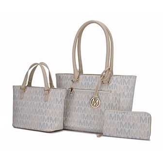 MKF Collection Lady II M Signature Tote & Wallet Set by Mia K