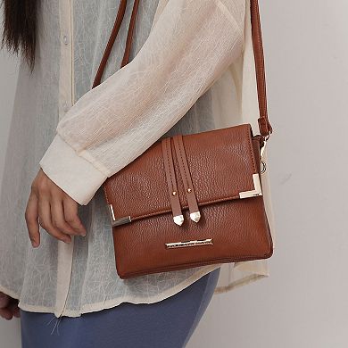 MKF Collection Valeska Multi Compartment Crossbody by Mia k