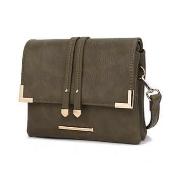 MKF Collection Valeska Multi Compartment Crossbody by Mia k