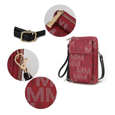 MKF Collection Cossetta 2 in 1 Cell Phone Crossbody/Wristlet by Mia K