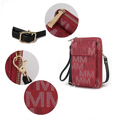 MKF Collection Cossetta 2 in 1 Cell Phone Crossbody/Wristlet by Mia K
