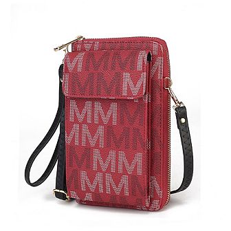 MKF Collection Cossetta 2 in 1 Cell Phone Crossbody/Wristlet by Mia K