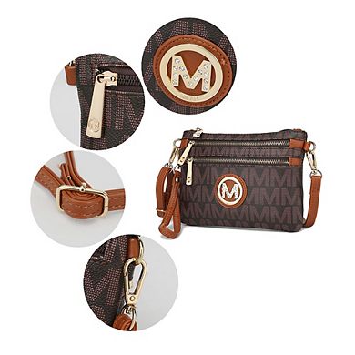 MKF Collection Geneve M Signature Crossbody & Wristlet by Mia K