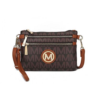 MKF Collection Geneve M Signature Crossbody & Wristlet by Mia K