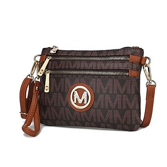 MKF Collection Geneve M Signature Crossbody & Wristlet by Mia K