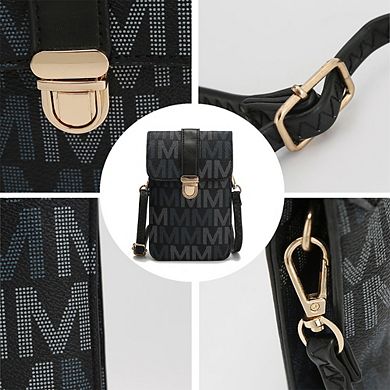 MKF Collection Lulu XL M Signature Phone Wallet Crossbody Bag by Mia K