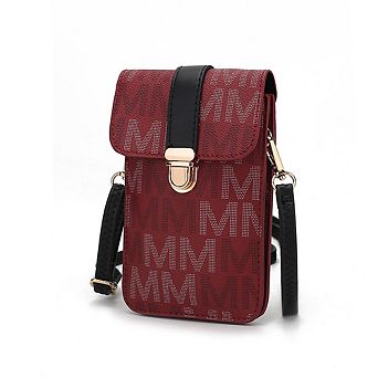 MKF Collection Lulu XL M Signature Phone Wallet Crossbody Bag by Mia K