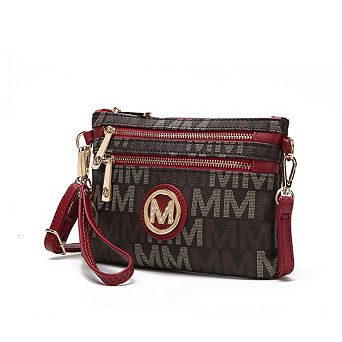 MKF Collection M Signature Women's Crossbody Wristlet Bag by Mia K