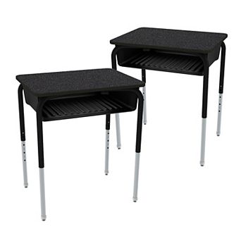 Learniture Structure Series Open Front School Desk (2 Pack)