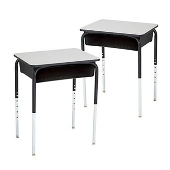 Learniture Structure Series Open Front School Desk (2 Pack)