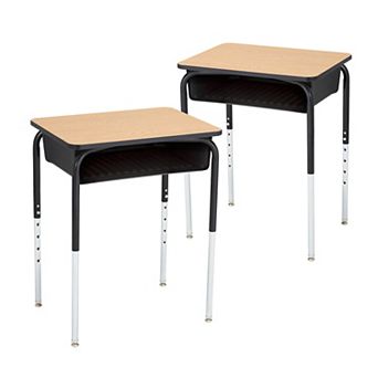 Learniture Structure Series Open Front School Desk (2 Pack)