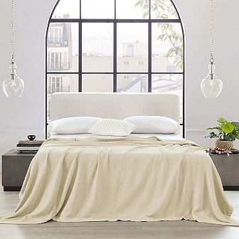 100% Cotton 2-ply Sheet Blanket/throw