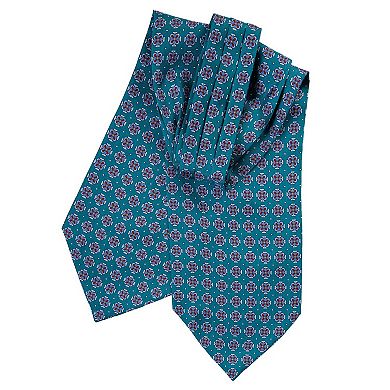 Amadeo - Silk Ascot Cravat Tie  For Men