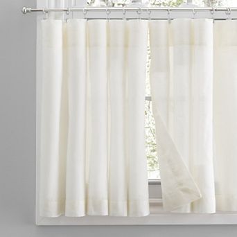 Simplicity Rod Pocket Tailored Tier Pair Curtain
