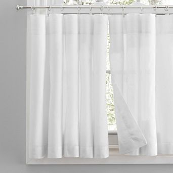 Simplicity Rod Pocket Tailored Tier Pair Curtain