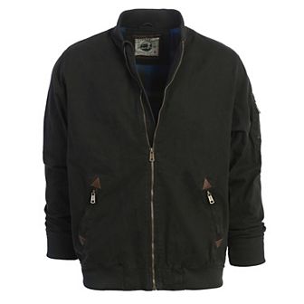 Gioberti Men's 100% Cotton Sportwear Full Zipper Twill Bomber Jacket