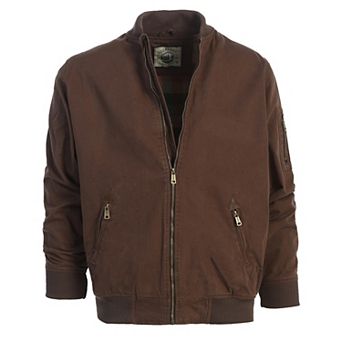 Gioberti Men's 100% Cotton Sportwear Full Zipper Twill Bomber Jacket