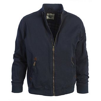 Gioberti Men's 100% Cotton Sportwear Full Zipper Twill Bomber Jacket