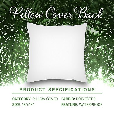 G128 Christmas Elegant Pine Tree Waterproof Pillow, Set Of 4