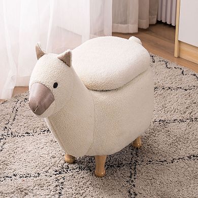 Llama Storage Ottoman