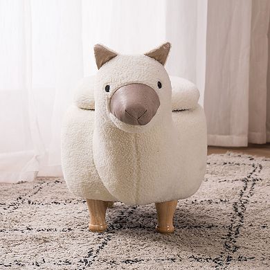 Llama Storage Ottoman