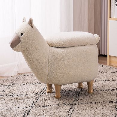 Llama Storage Ottoman