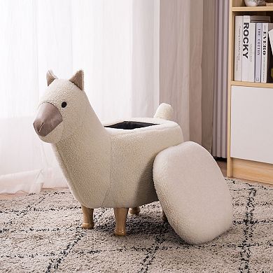 Llama Storage Ottoman