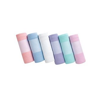 Textile Jacquard Solid Cotton Kitchen Towel Set (Set of 6)