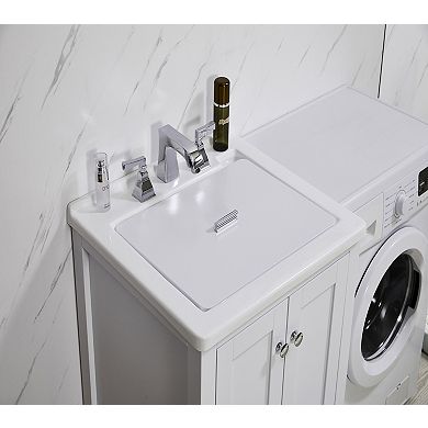 Delia 24 in. x 22 in. Laundry Utility Sink