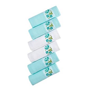Textile Floral Cotton Kitchen Towel Set (Set of 6)
