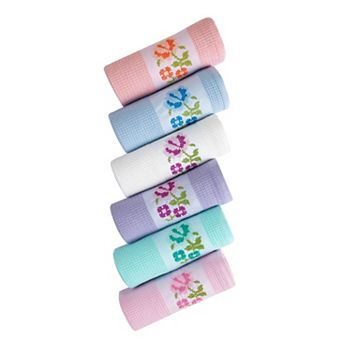 Textile Floral Cotton Kitchen Towel Set (Set of 6)