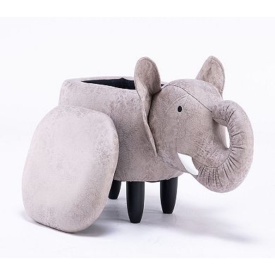 Elephant Shaped Storage Ottoman