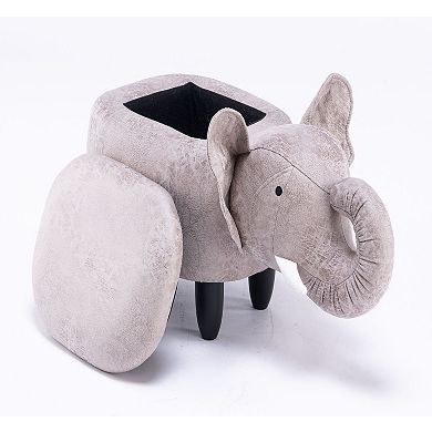 Elephant Shaped Storage Ottoman