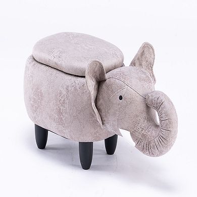Elephant Shaped Storage Ottoman