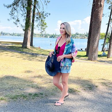 Textile Multicolor Turkish Cotton Single Bath and Beach Towel