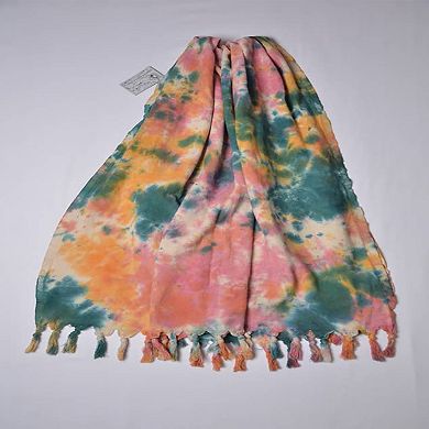 Textile Multicolor Turkish Cotton Single Bath and Beach Towel