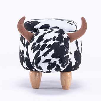 Cow Storage Ottoman