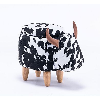 Cow Storage Ottoman