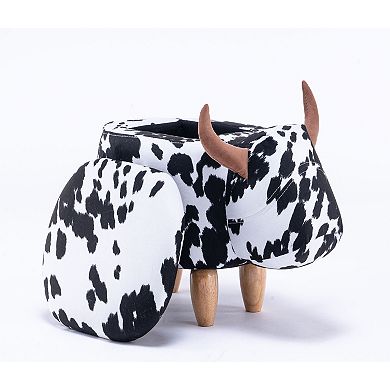 Cow Storage Ottoman