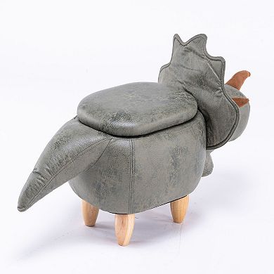 Triceratops Dinosaur Storage Ottoman