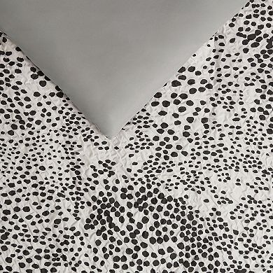 Nine West Nora Leopard Printed Texture Bedding Set