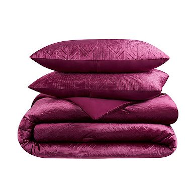 Nine West Sophia Embossed Velvet Comforter Set