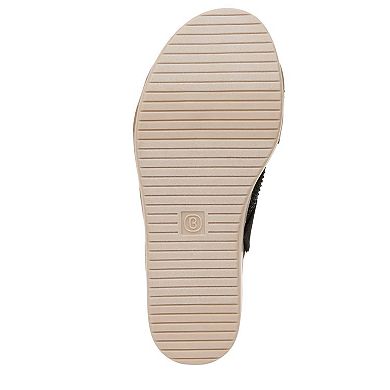 Bzees Reign Women's Rhinestone Wedge Sandals