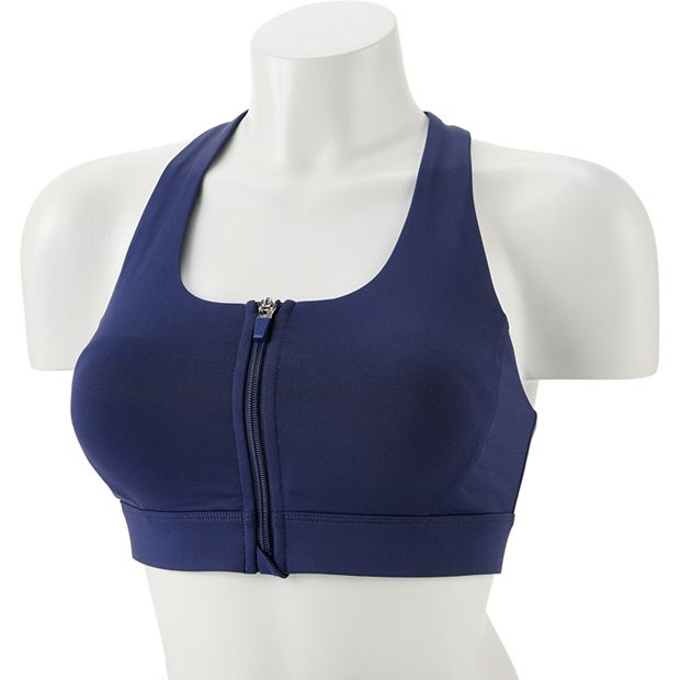 Kohls sports best sale bras front closure