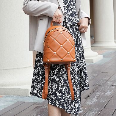 MKF Collection Small Handbags Studs Women's Backpack by Mia K